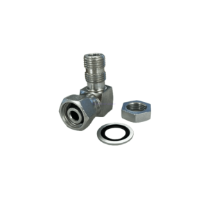 Coude compact Mâle M16x150 avec contre écrou – Femelle 12L